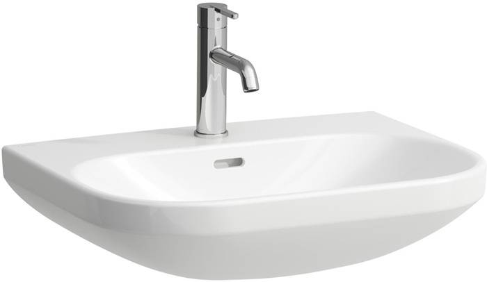 Laufen Waschtisch LUA 60x46cm m ÜL 1 Hahnloch-Ausführung weiß-1