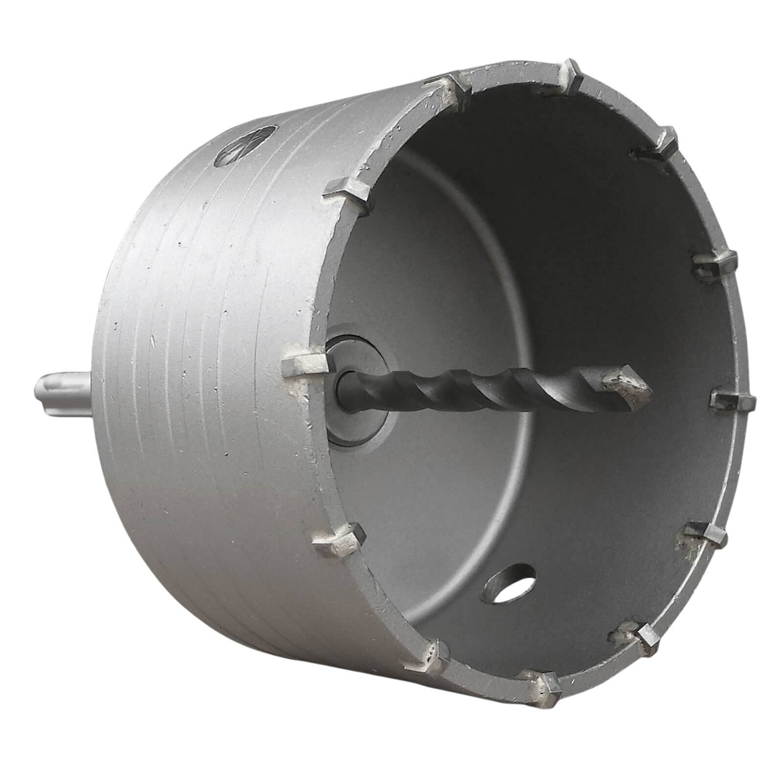 100 mm Hartmetall-Hohlbohrkrone inkl. SDS Aufnahmeschaft-1