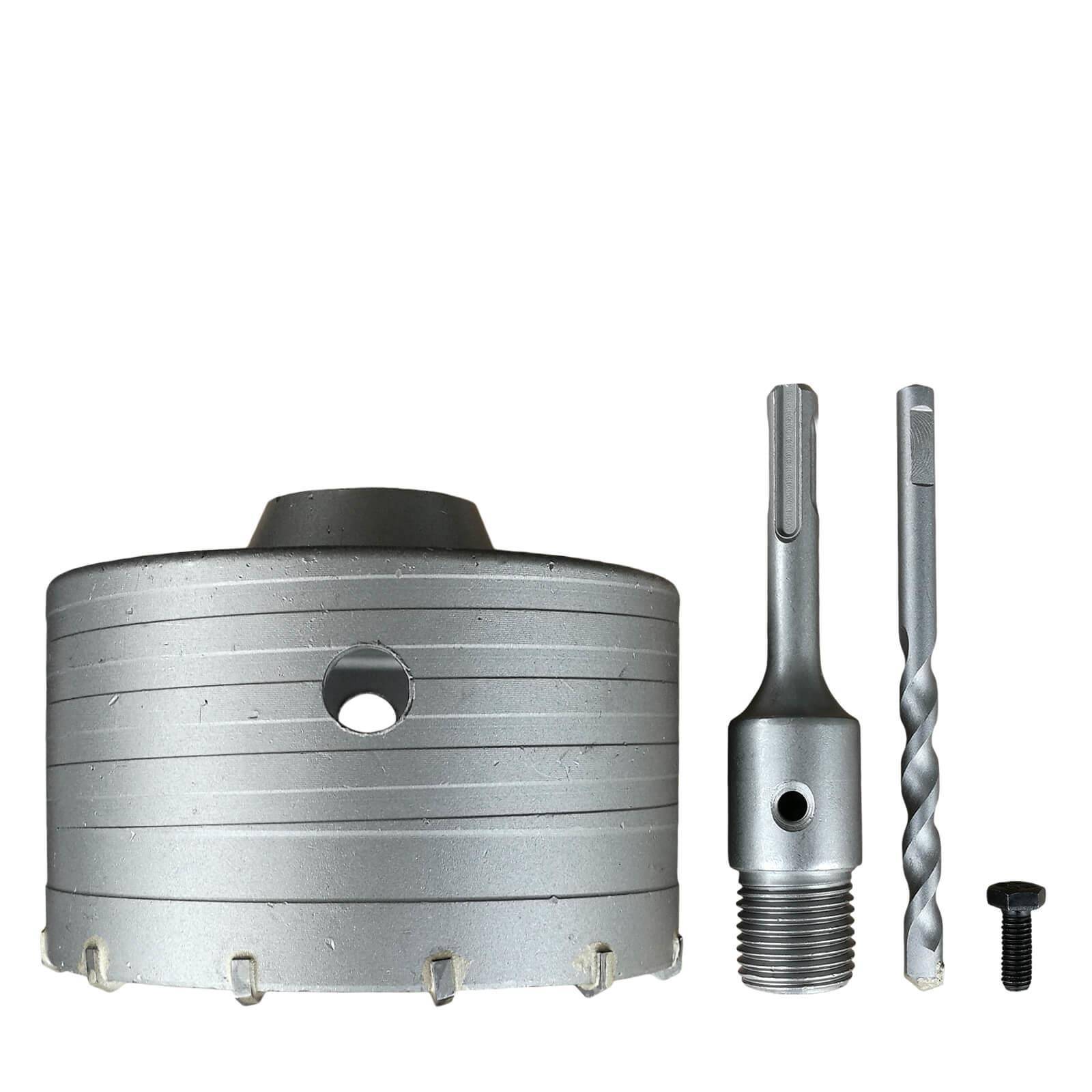 100 mm Hartmetall-Hohlbohrkrone inkl. SDS Aufnahmeschaft-3
