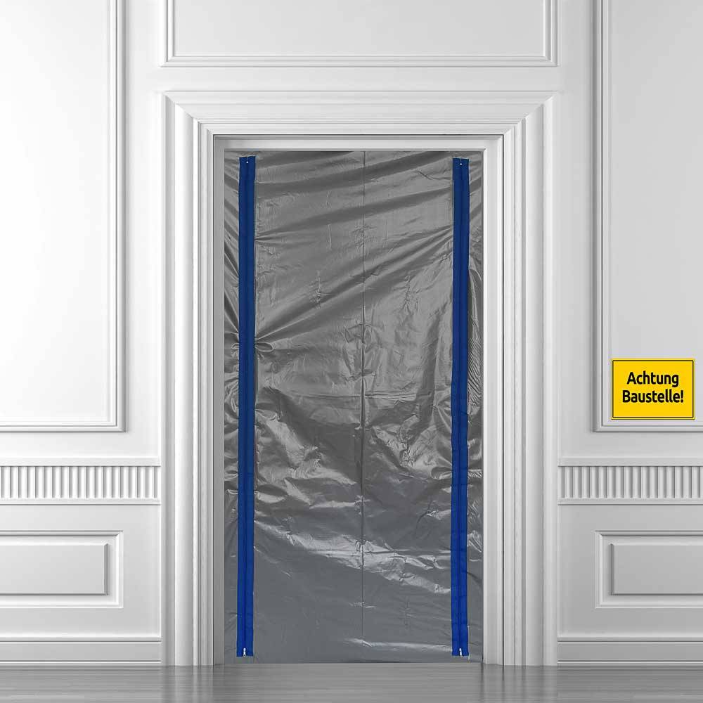 Reißverschluss selbstklebend (blau) 215 x 7,5 cm-1