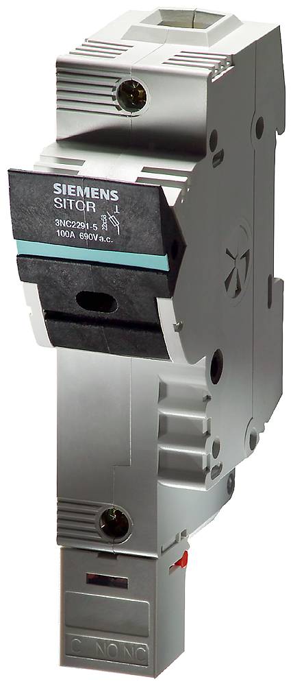 SITOR Sicherungstrenner mit Meldeschalter Anschluss des Mikroschalters: Flachstecker A2,8 x 0,5 mm nach DIN 46244