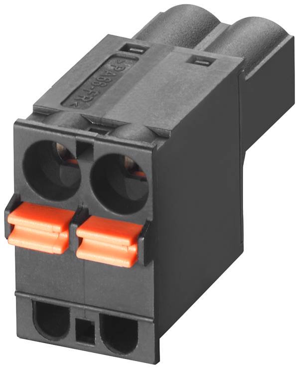 2-poliger Federzug-Klemmenblock für Meldekontakt (DC 24 V); für SCALANCE X/W; Spannungsversorgung für XF-200BA; 1
