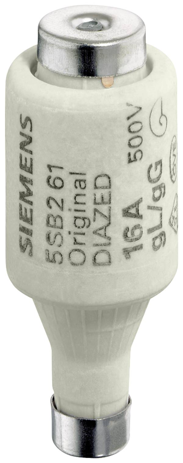 Siemens - 5SB251 - Siemens 5SB251 Sicherungseinsatz Sicherungsgröße = DII 10 A 500 V DC/AC 25 St.