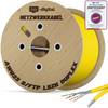 hb-digital CAT 7 Verlegekabel Duplex 500m Installationskabel S/FTP AWG23 LSZH gelb