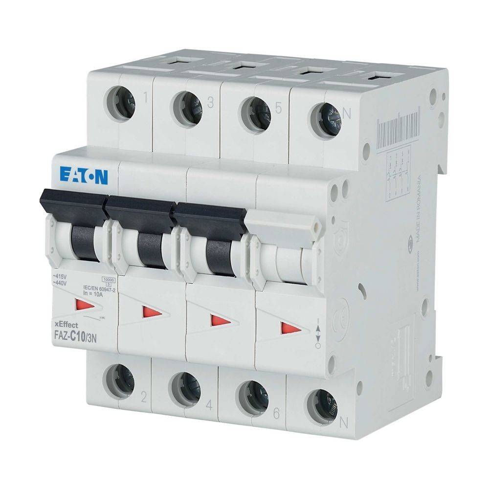 Eaton Leitungsschutzschalter FAZ-C10/3N-2