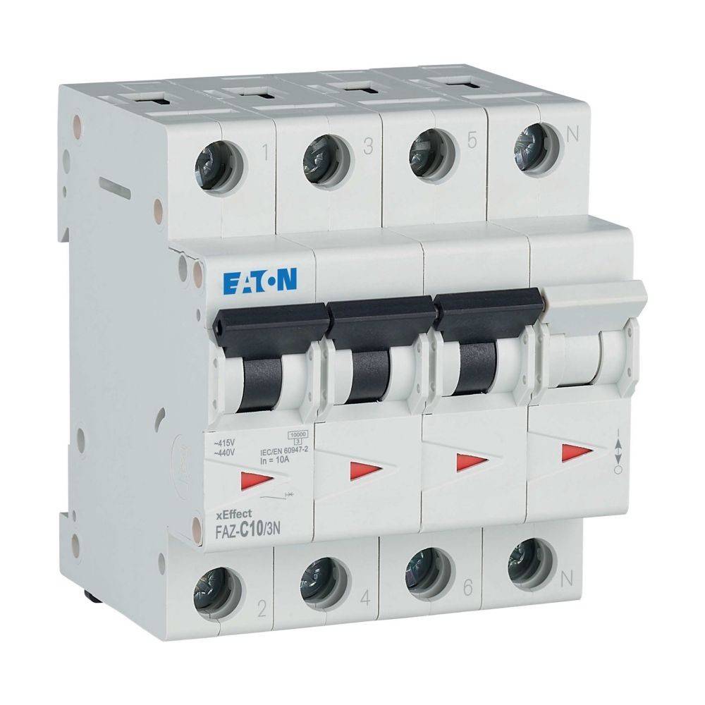 Eaton Leitungsschutzschalter FAZ-C10/3N-3