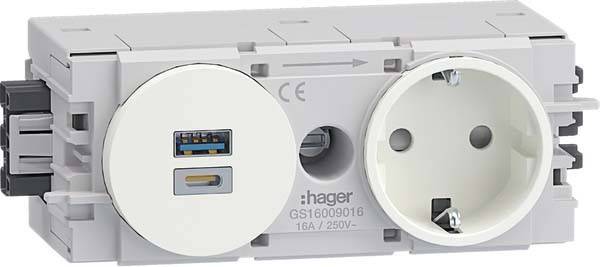 Tehalit Steckdose 1-fach GS16009016-0