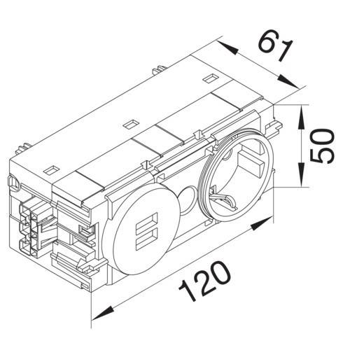 Tehalit Steckdose 1-fach GS16009016-1