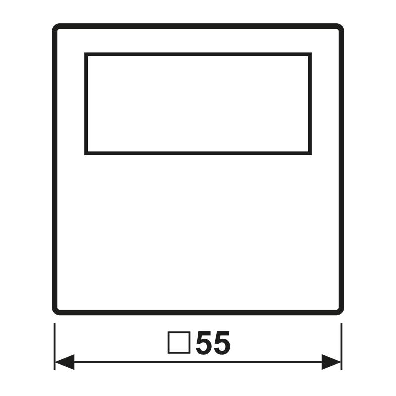 Jung Raumthermostat BT A 1791 SW-2