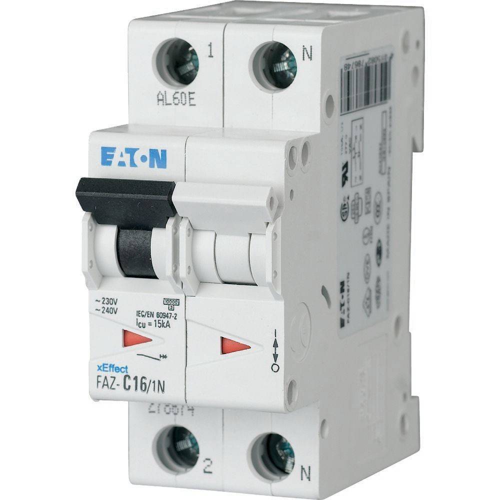 Eaton Leitungsschutzschalter FAZ-B10/1N-4