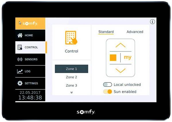 Somfy Sonnenschutzsteuerung 1870475