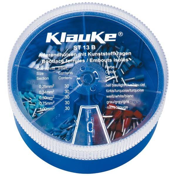 Klauke Sortimentskasten 150st ST13B Iso.Aderendh-1