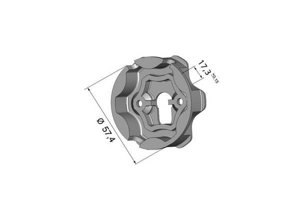 Somfy Adapterlager 9500659