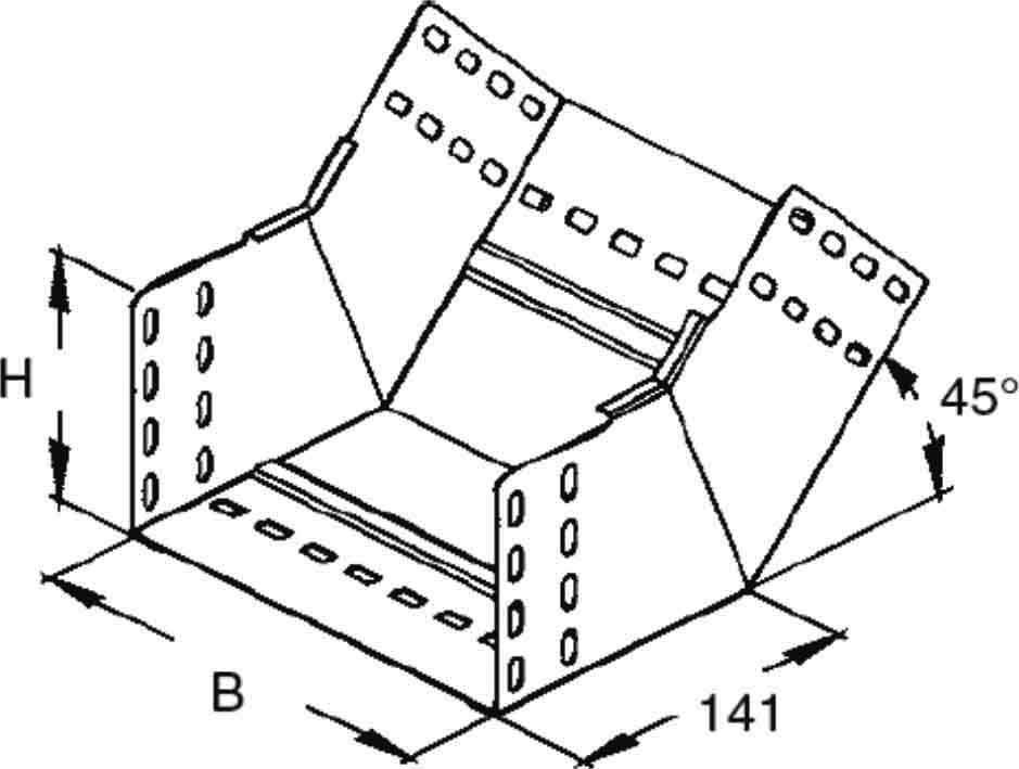 Niedax Rinnensteigbogen RSB 110.100-0