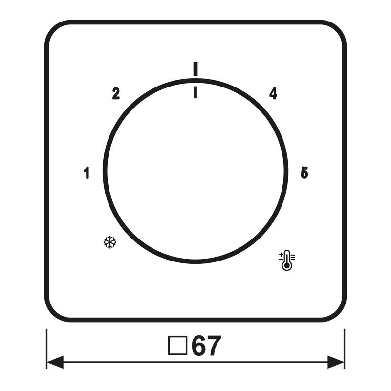 Jung Abdeckung CD 1749 BF SW-1