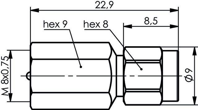 Telegärtner J01703A0009 Adapter FME-Stecker / SMA-Stecker-2
