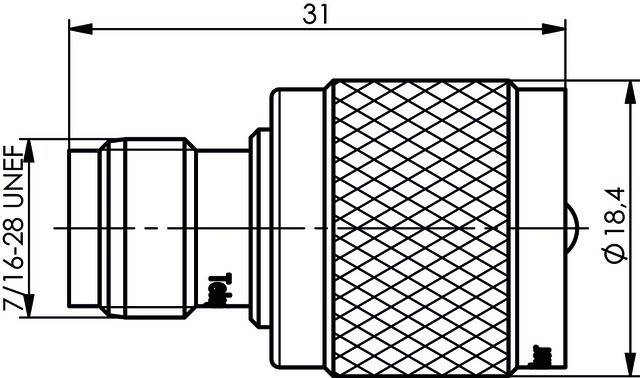 5 Stk. Telegärtner Adapter TNC-UHF (F-M)-2