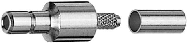 5 Stk. Telegärtner SMB-Kabelstecker cr/cr AU 100-3