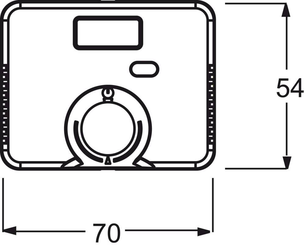 Busch-Jaeger Zentralscheibe titan 1795 TA-266-1