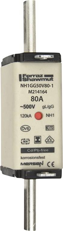 Mersen NH-Sicherungseinsatz SG NH1GG50V80-1