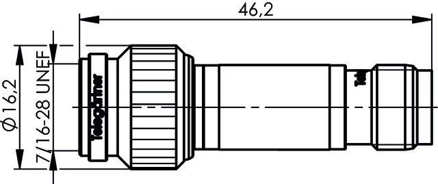 Telegärtner TNC-Dämpfungsglied 3 dB 100023841-3