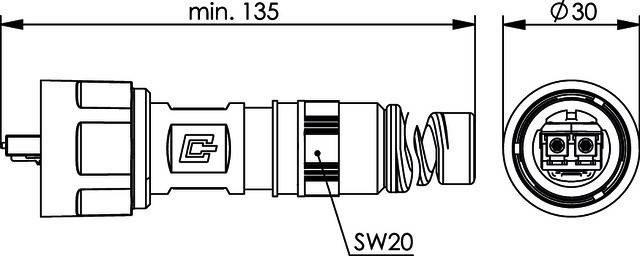 TELEGÄRTNER STX V1 LC-D Steckerset, MM-2