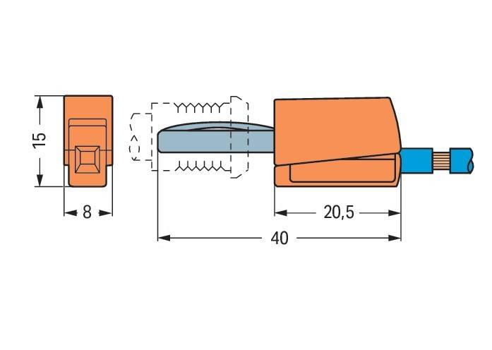 50 Stk. WAGO GmbH & Co. KG Bananenstecker 215-811-1