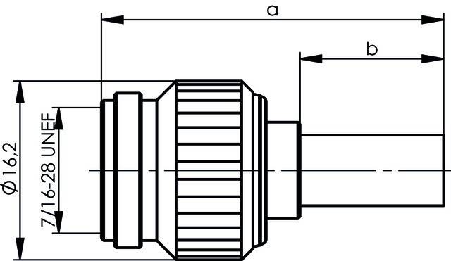 5 Stk. Telegärtner TNC-Kabelstecker 50Ohm 100023-2