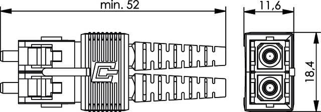 Telegärtner STX IP20 SC-RJ-Stecker 100007588-2