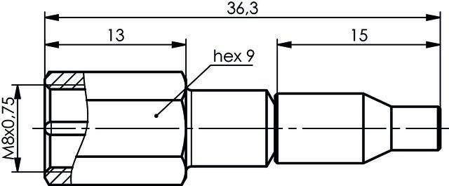 5 Stk. Telegärtner FME-Kabelstecker 100025644-2