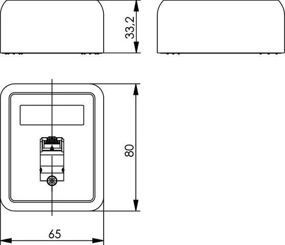 5 Stk. Telegärtner Anschlussdose Cat.6A apws 100-1