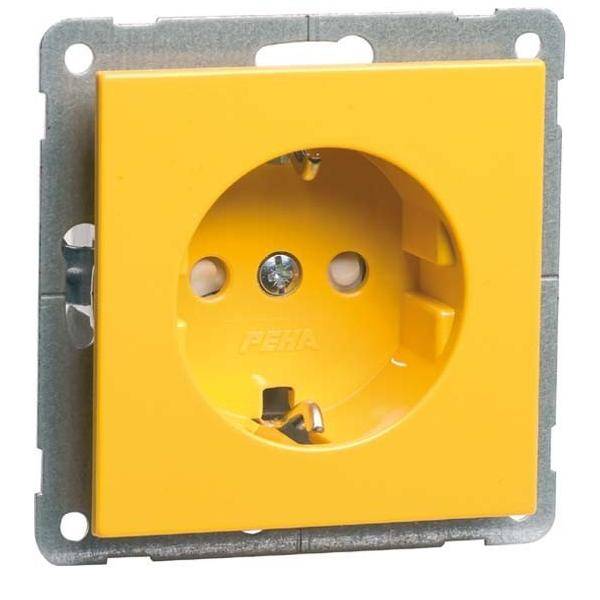 Peha Steckdose SCHUKO gelb H 20.6511.312