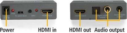 MARMITEK HDMI 4K Audio-Extraktor MARMITEK Connect-1
