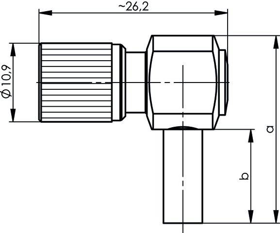 5 Stk. Telegärtner 1,6/5,6-Winkelstecker 1000243-1