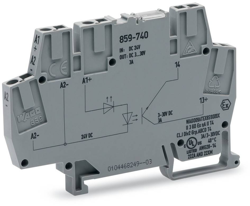 10 Stk. WAGO GmbH & Co. KG Optokoppler-Klemme-1