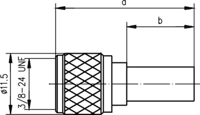 5 Stk. Telegärtner MiniUHF-Kabelstecker 10002435-2