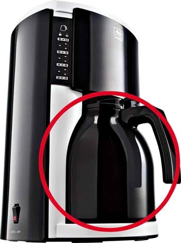 Melitta SDA Thermokanne Typ M 657-0102 sw-0