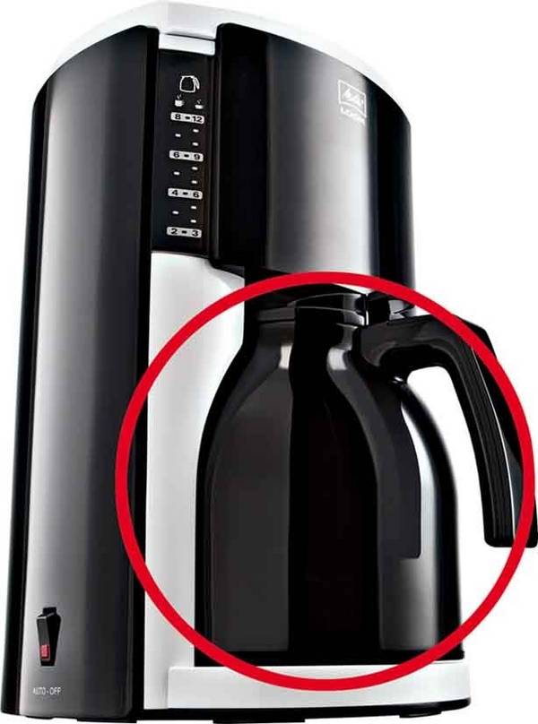 Melitta SDA Thermokanne Typ M 657-0102 sw