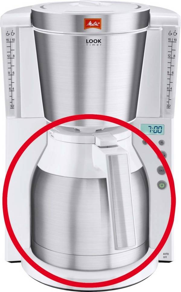 Melitta SDA Thermokanne Look Deluxe ws/eds T