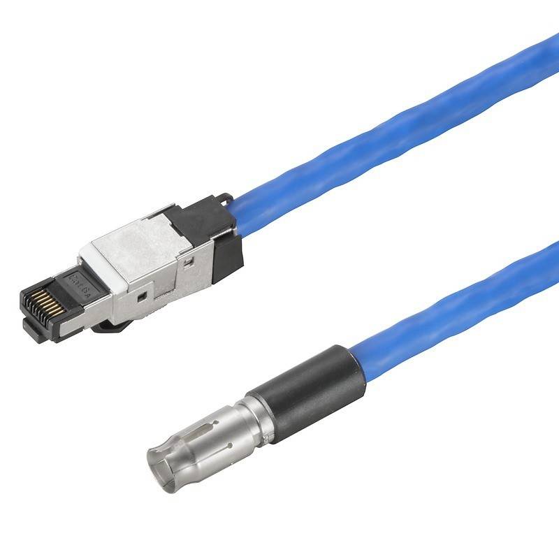WEIDMÜLLER HDC XX6A01 FMSRJ45-1000, Bahnkabel, Cat. 6, X-Type, Buchse / Stift RJ45