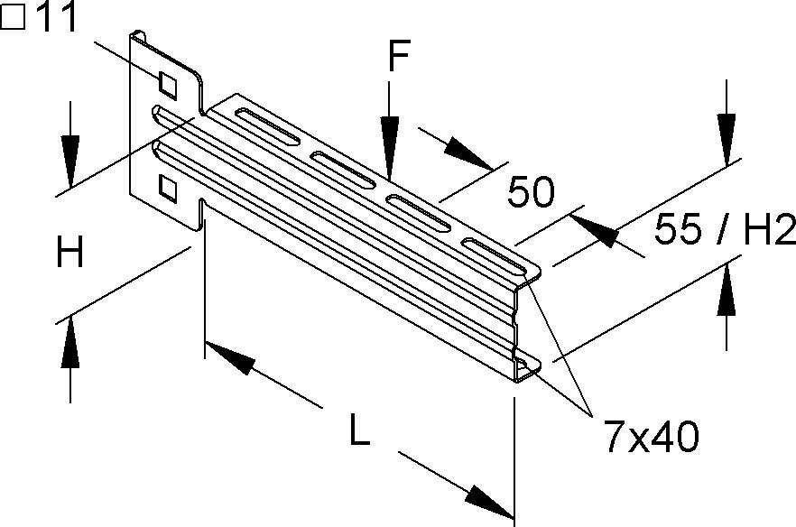 NIEDAX Ausleger KTUM 400-1