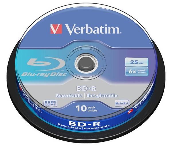 Verbatim BD-R 25GB/1-6x 43742 (VE10)