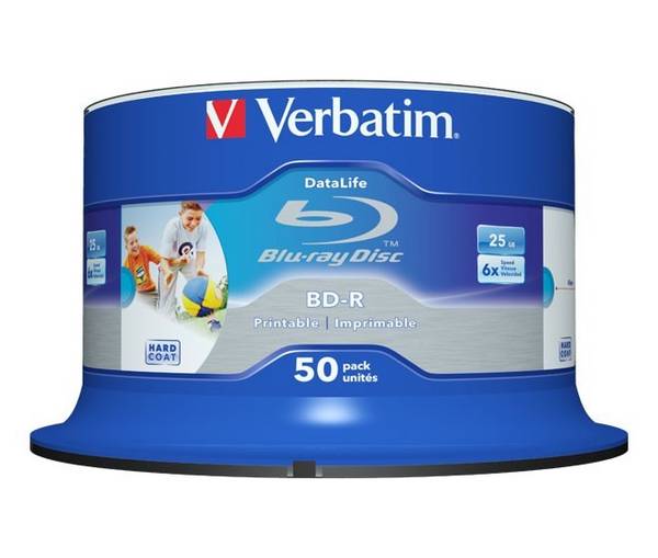 Verbatim BD-R 25GB/1-6x 43812 (VE50)