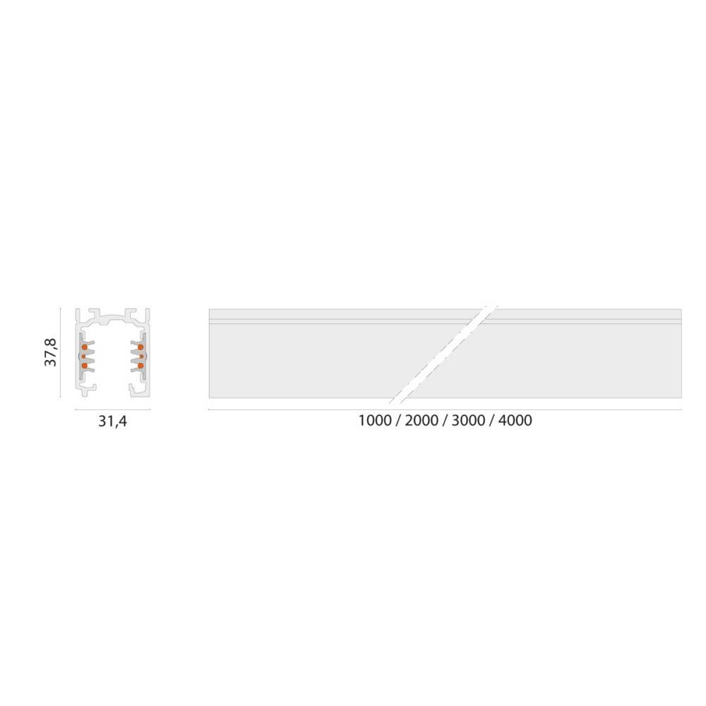 Spittler 3-Phasen-Stromschiene 310817-1