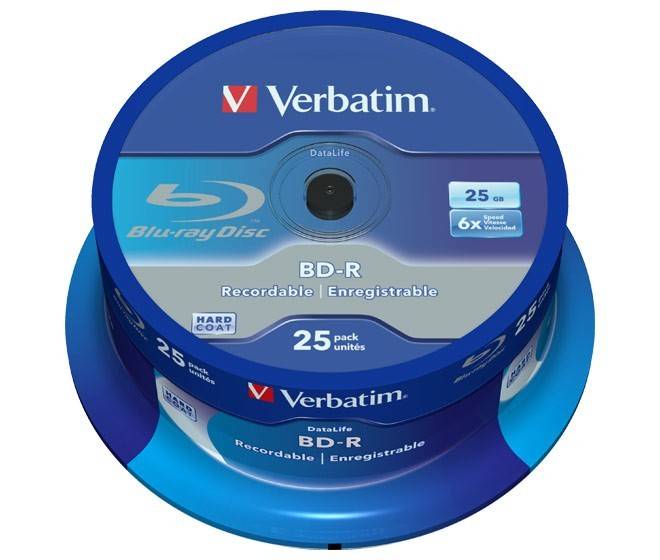 Verbatim BD-R 25GB/1-6x 43837 (VE25)-0