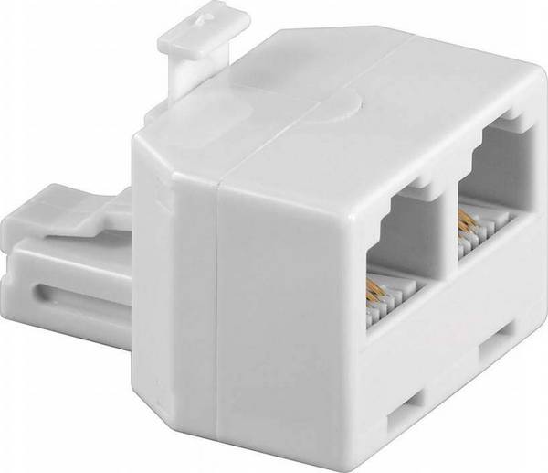 10 Stk. Goobay ISDN T-Adapter RJ11 93050