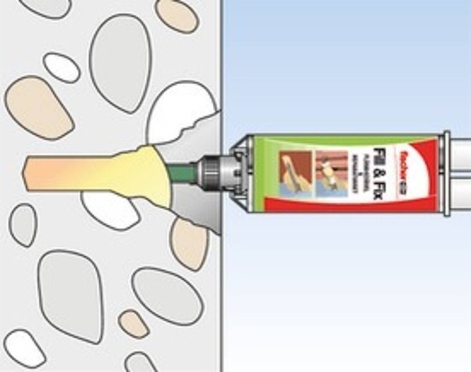Fischer Deutschl. Ersatzstatikmischer Fill+Fix B-2