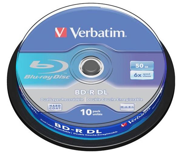 Verbatim BD-R DL 50GB/1-6x 43746 (VE10)
