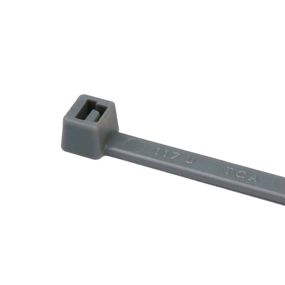 100 Stk. HellermannTyton Kabelbinder T30R-PA46-GY-2