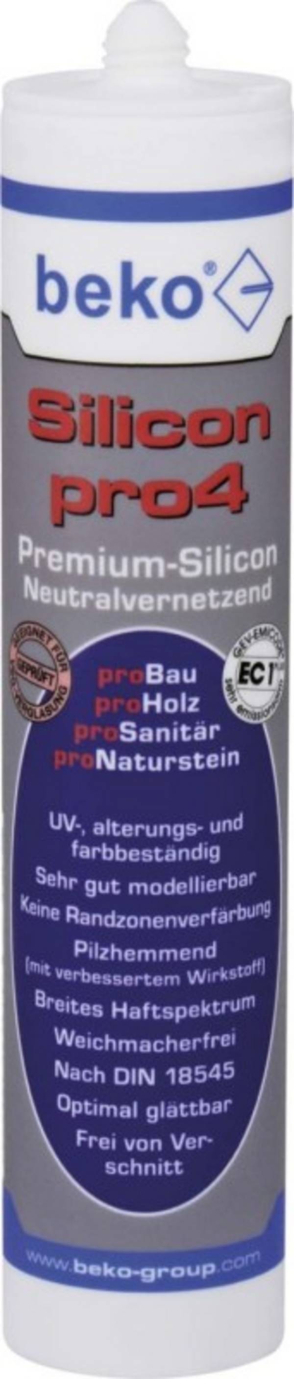 20 Pck. Beko Dichtmasse Silikon 22409
